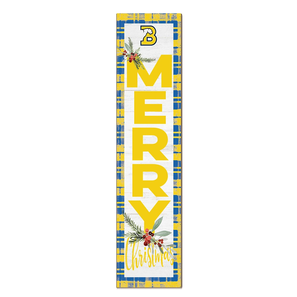 Birmingham-Southern Panthers 12'' x 48'' Outdoor Merry Christmas Leaner