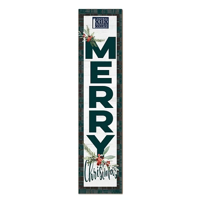 Central Ohio Technical College 12'' x 48'' Outdoor Merry Christmas Leaner