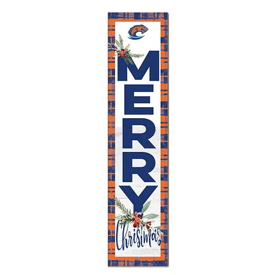 Clayton State Lakers 12'' x 48'' Outdoor Merry Christmas Leaner