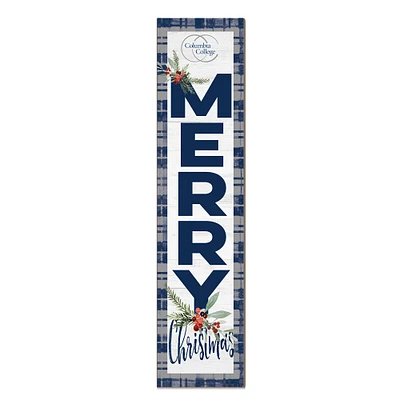 Columbia College of Missouri Cougars 12'' x 48'' Outdoor Merry Christmas Leaner