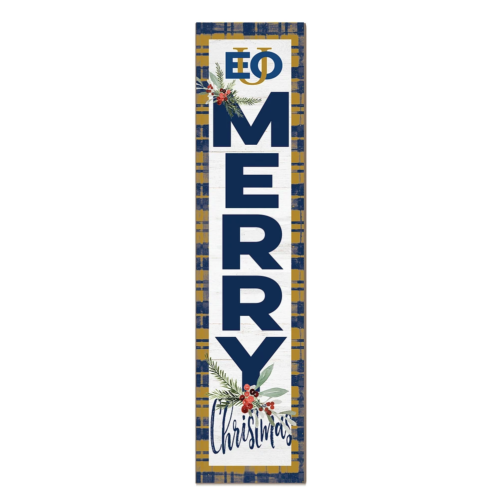 Eastern Oregon Mountaineers 12'' x 48'' Outdoor Merry Christmas Leaner