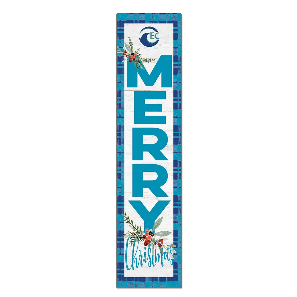 Eckerd Tritons 12'' x 48'' Outdoor Merry Christmas Leaner