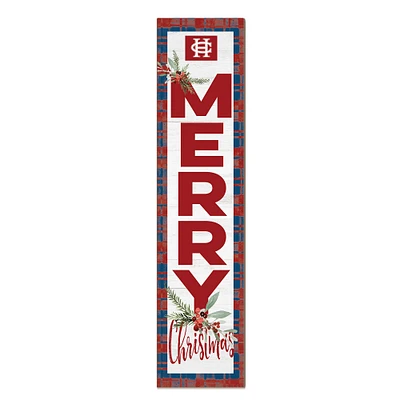 Hanover Panthers 12'' x 48'' Outdoor Merry Christmas Leaner