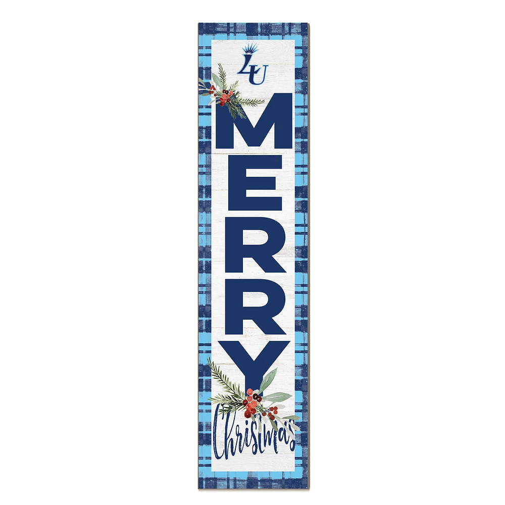 Lasell Lasers 12'' x 48'' Outdoor Merry Christmas Leaner