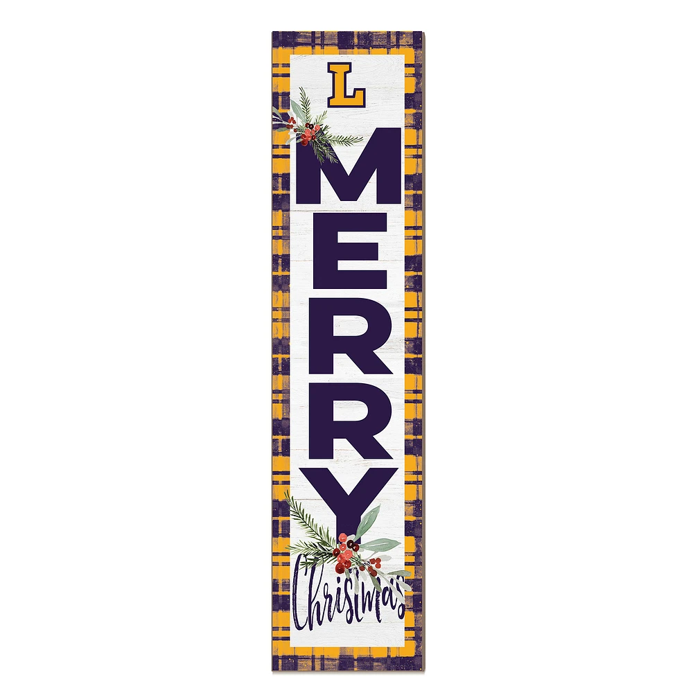 Lipscomb Bisons 12'' x 48'' Outdoor Merry Christmas Leaner