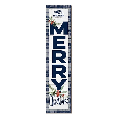 Longwood Lancers 12'' x 48'' Outdoor Merry Christmas Leaner