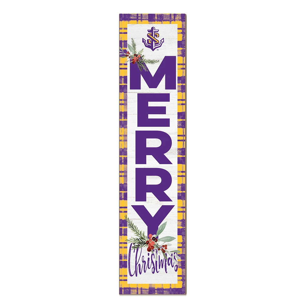 LSU Shreveport Pilots 12'' x 48'' Outdoor Merry Christmas Leaner