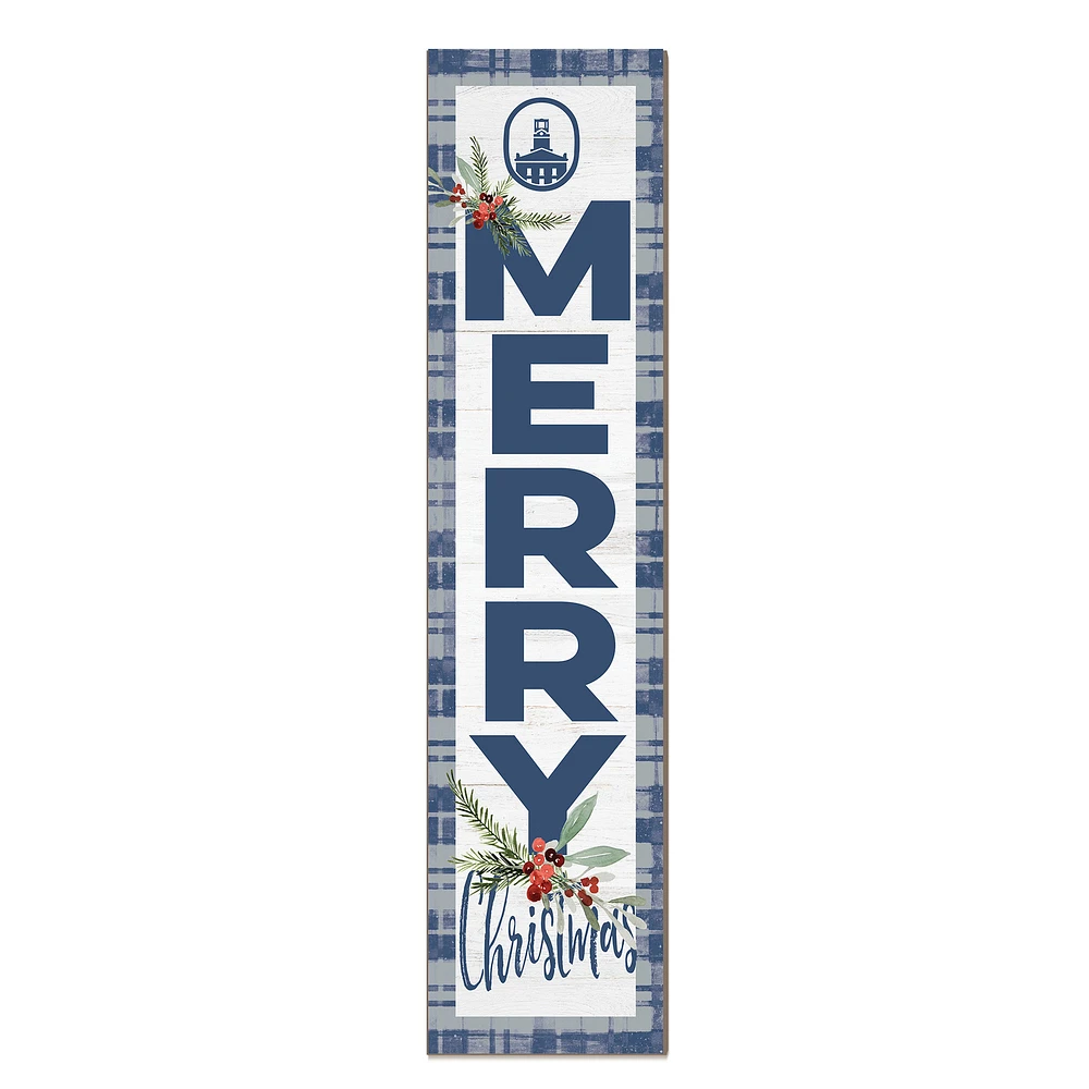 Marietta College Pioneers 12'' x 48'' Outdoor Merry Christmas Leaner