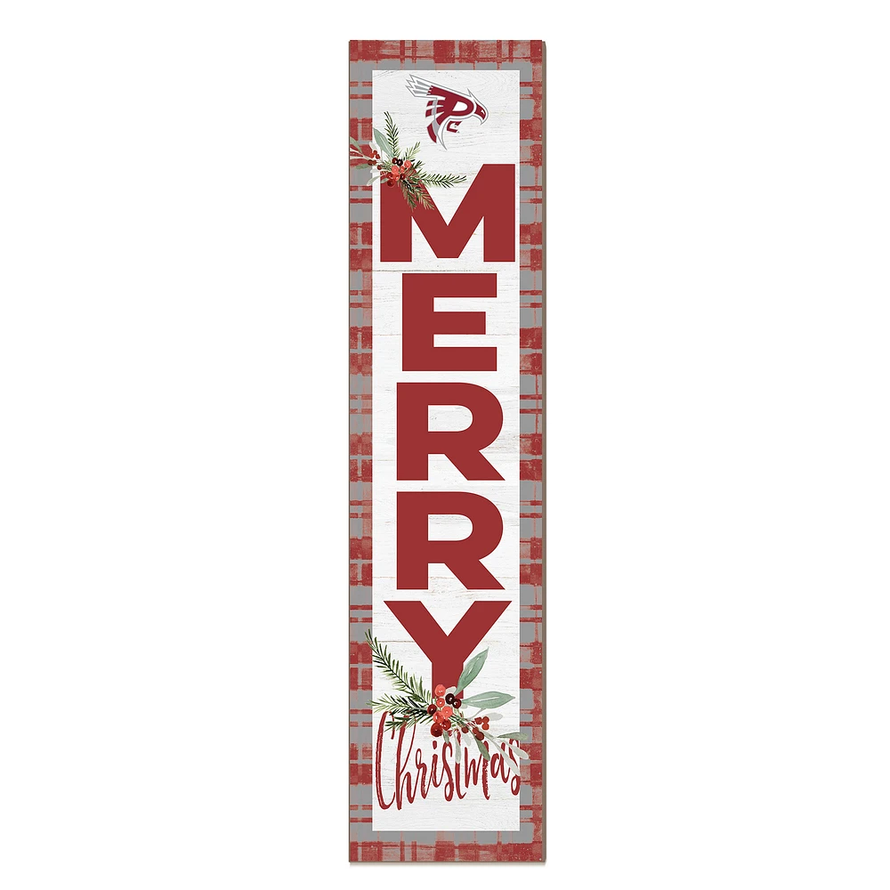 Pierce College Raiders 12'' x 48'' Outdoor Merry Christmas Leaner