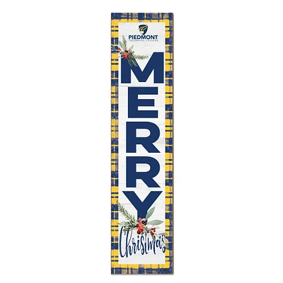 Piedmont Technical College 12'' x 48'' Outdoor Merry Christmas Leaner