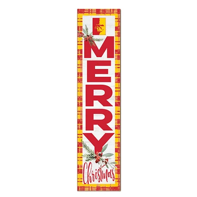 Pittsburg State Gorillas 12'' x 48'' Outdoor Merry Christmas Leaner