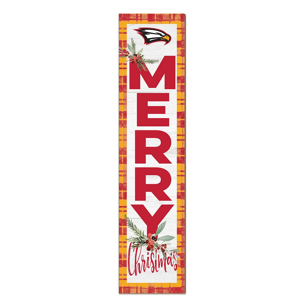 Polk State College Eagles 12'' x 48'' Outdoor Merry Christmas Leaner