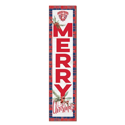 Radford Highlanders 12'' x 48'' Outdoor Merry Christmas Leaner