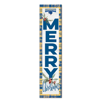 St. Mary's University Rattlers 12'' x 48'' Outdoor Merry Christmas Leaner