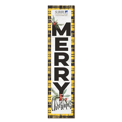 Surry Community College 12'' x 48'' Outdoor Merry Christmas Leaner