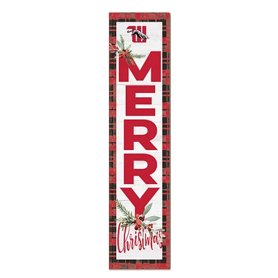 Wittenberg University Tigers 12'' x 48'' Outdoor Merry Christmas Leaner