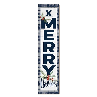 Xavier Musketeers 12'' x 48'' Outdoor Merry Christmas Leaner