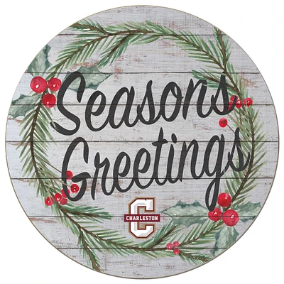Charleston Cougars 20'' x 20'' Season's Greetings Circle