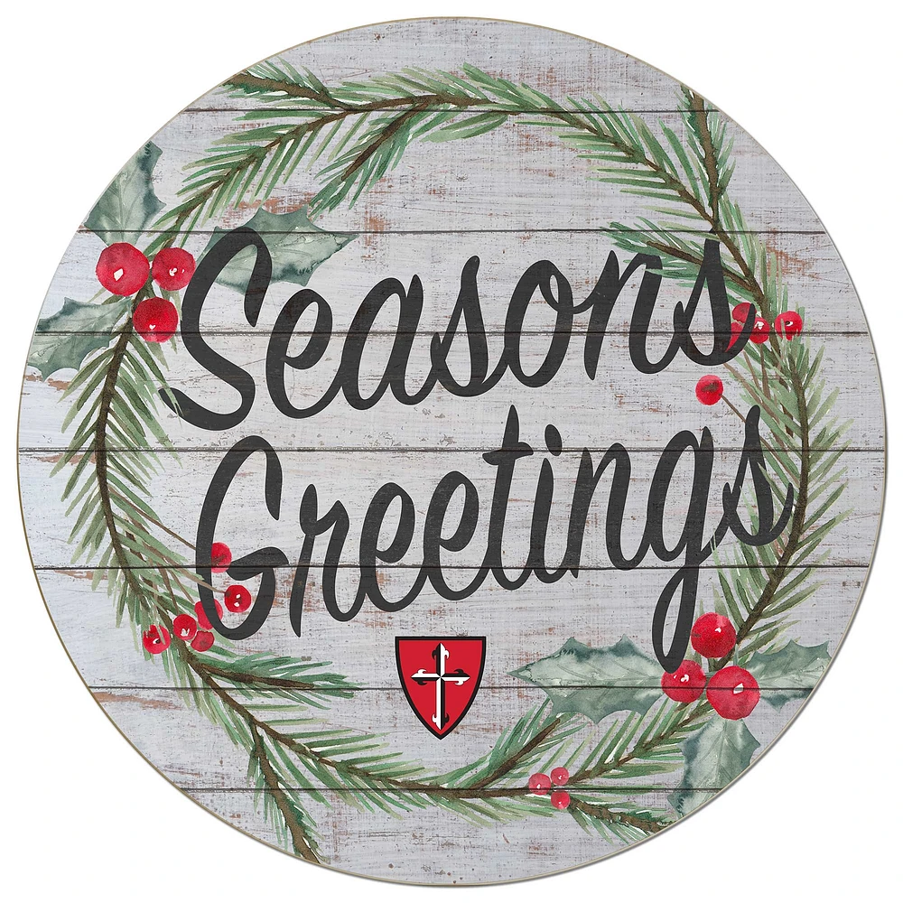 Caldwell Cougars 20'' x 20'' Season's Greetings Circle