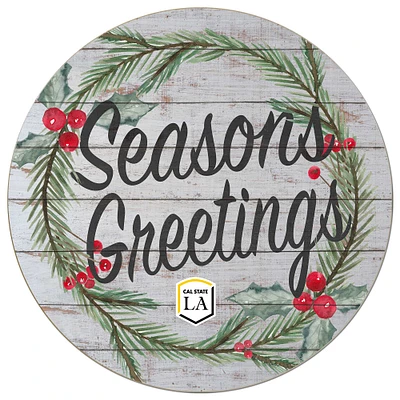 Cal State L.A. Golden Eagles 20'' x 20'' Season's Greetings Circle