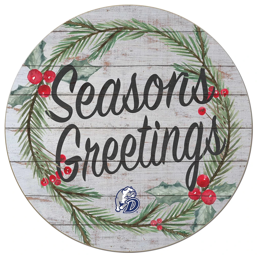 Drake Bulldogs 20'' x 20'' Season's Greetings Circle