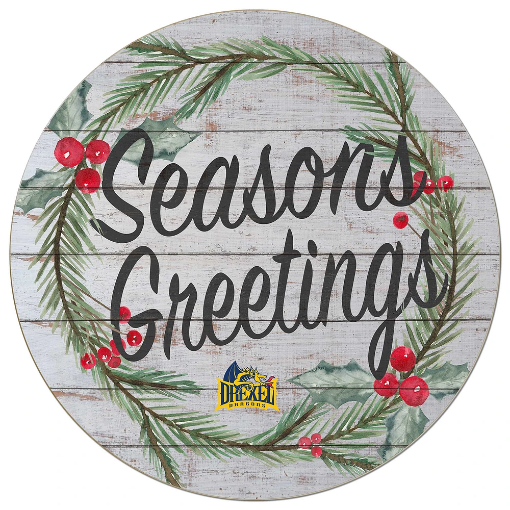 Drexel Dragons 20'' x 20'' Season's Greetings Circle