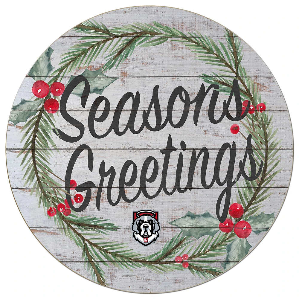 D'youville Saints 20'' x 20'' Season's Greetings Circle
