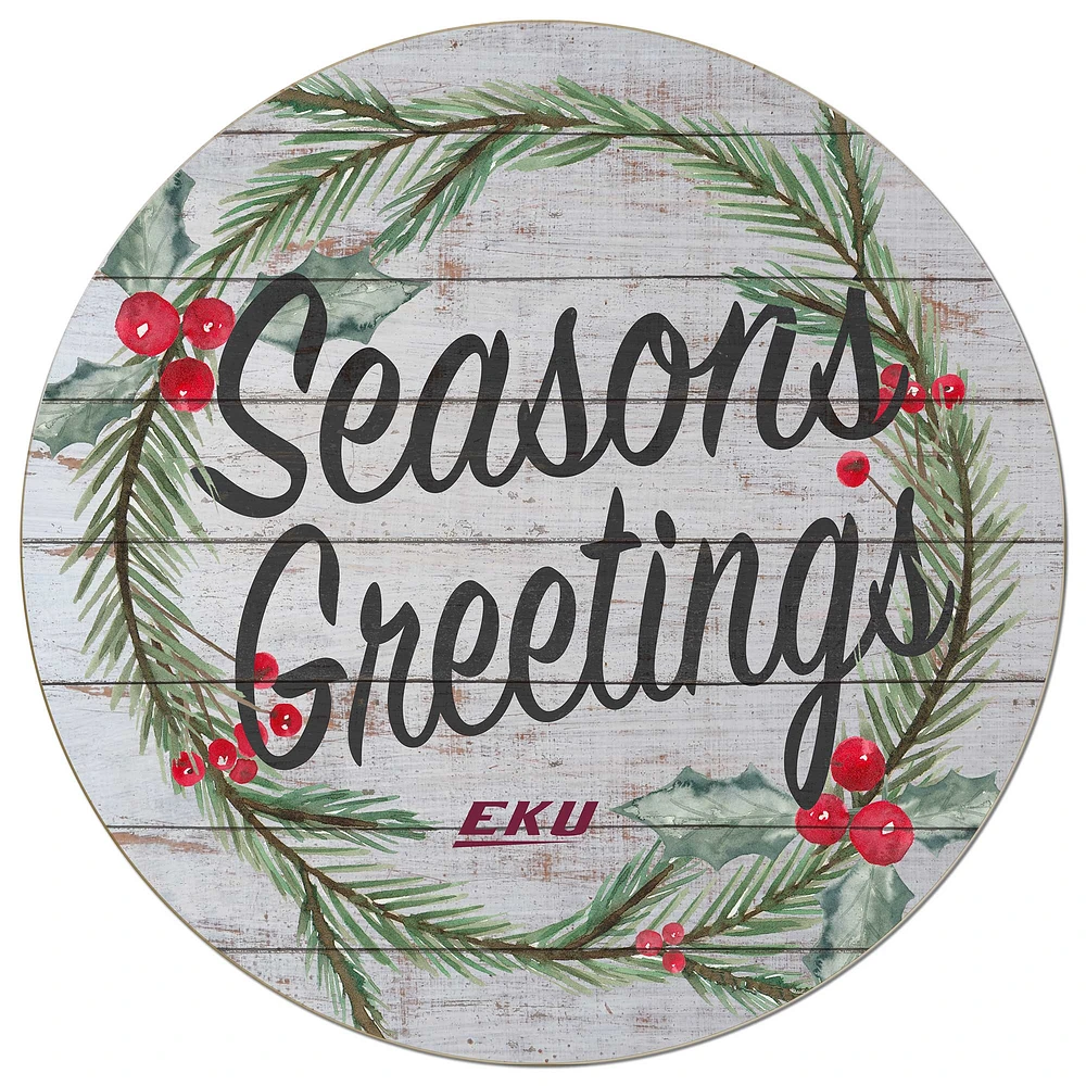 Eastern Kentucky Colonels 20'' x 20'' Season's Greetings Circle