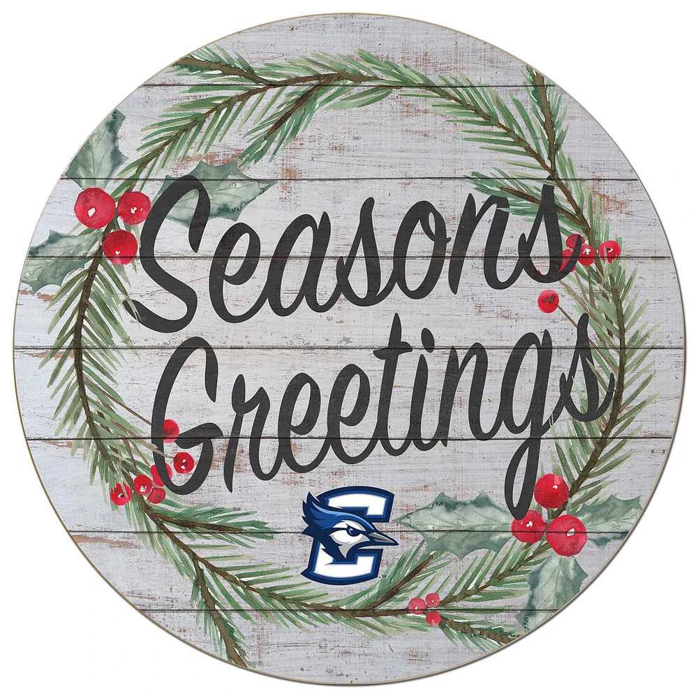 Creighton Bluejays 20'' x 20'' Season's Greetings Circle