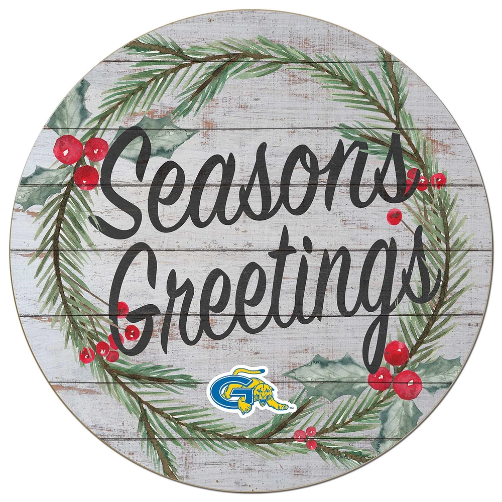 SUNY Genesee Community College 20'' x 20'' Season's Greetings Circle