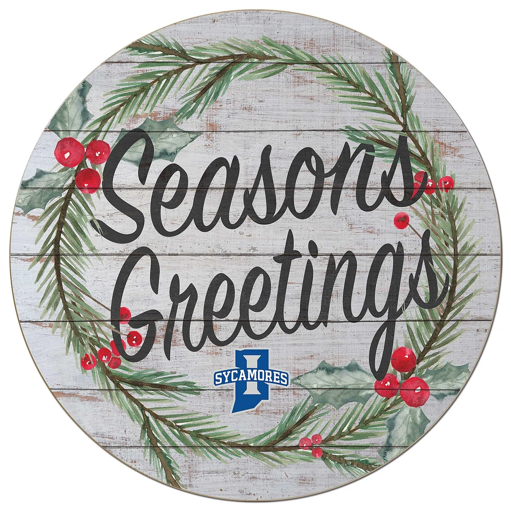 Indiana State Sycamores 20'' x 20'' Season's Greetings Circle