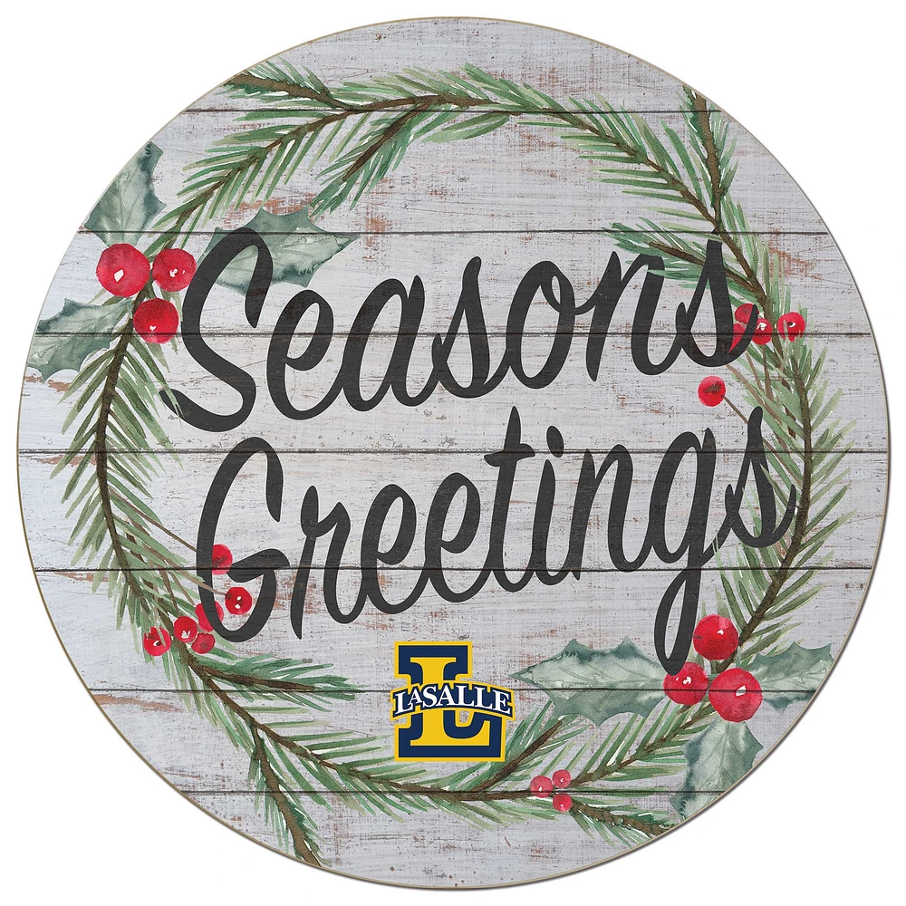 La Salle Explorers 20'' x 20'' Season's Greetings Circle