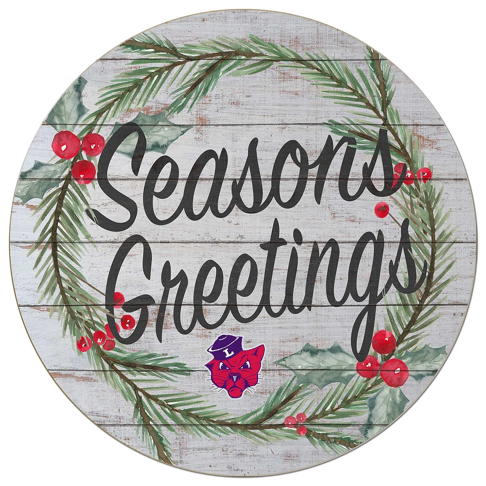 Linfield Wildcats 20'' x 20'' Season's Greetings Circle