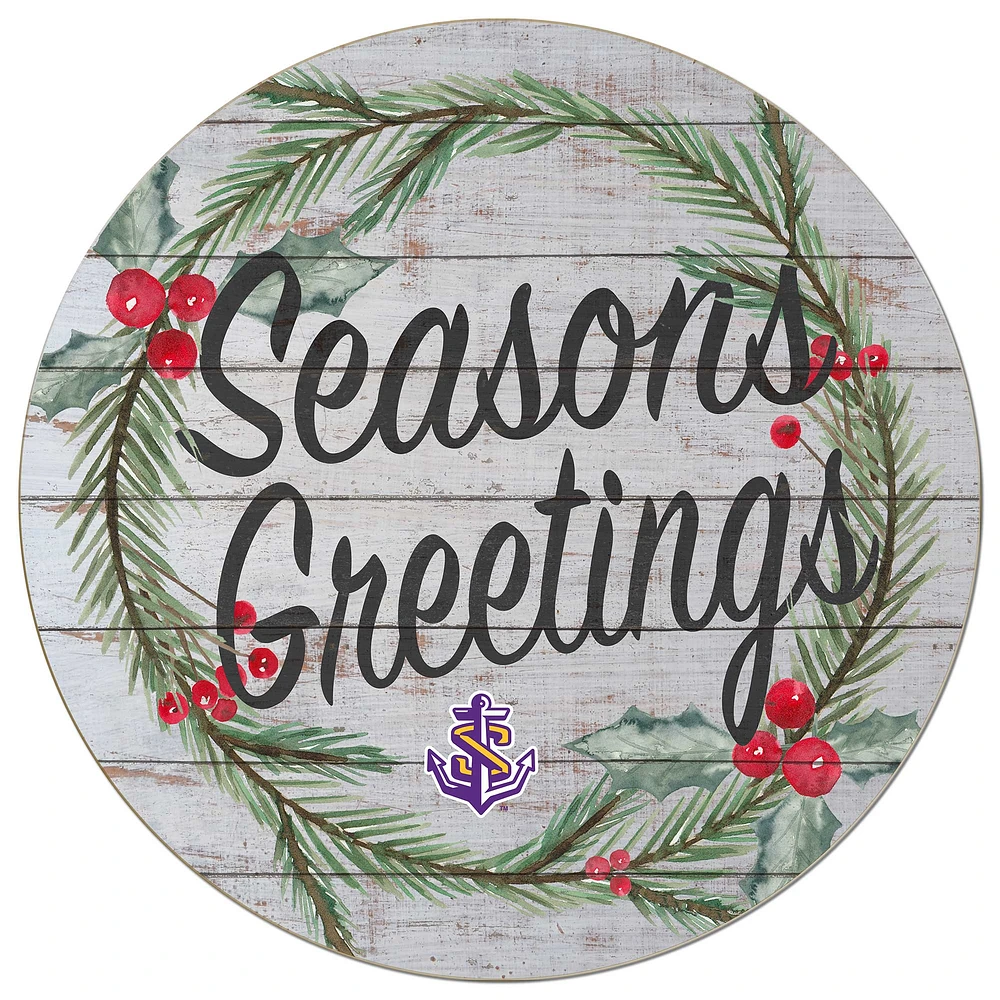 LSU Shreveport Pilots 20'' x 20'' Season's Greetings Circle