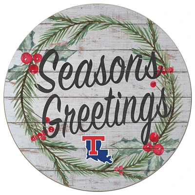 Louisiana Tech Bulldogs 20'' x 20'' Season's Greetings Circle