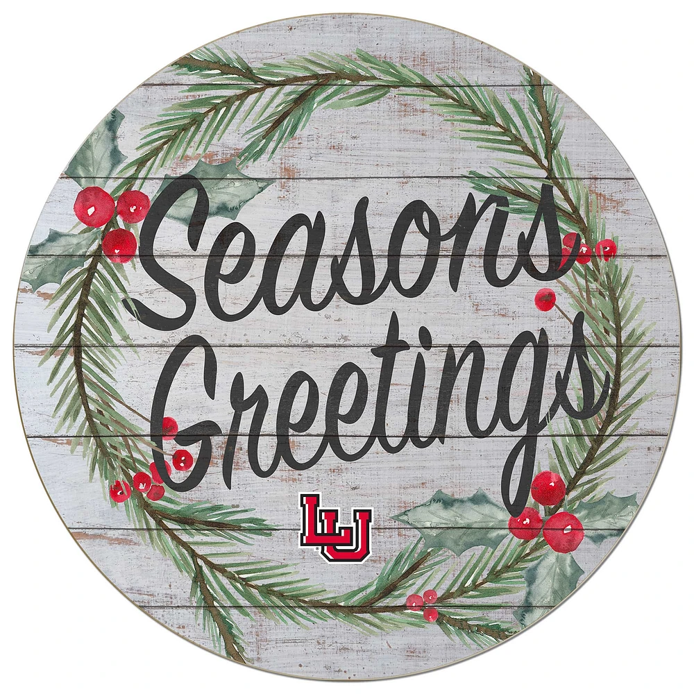 Lamar Cardinals 20'' x 20'' Season's Greetings Circle