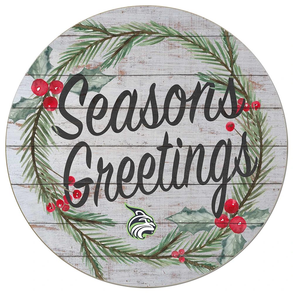 Lesley Lynx 20'' x 20'' Season's Greetings Circle