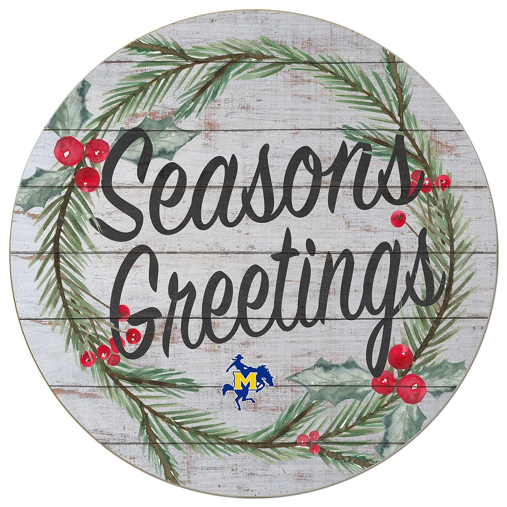 McNeese State Cowboys 20'' x 20'' Season's Greetings Circle
