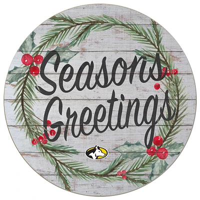 Michigan Tech Huskies 20'' x 20'' Season's Greetings Circle