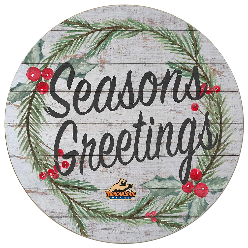Morgan State Bears 20'' x 20'' Season's Greetings Circle