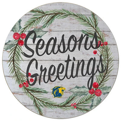 College of New Jersey Lions 20'' x 20'' Season's Greetings Circle