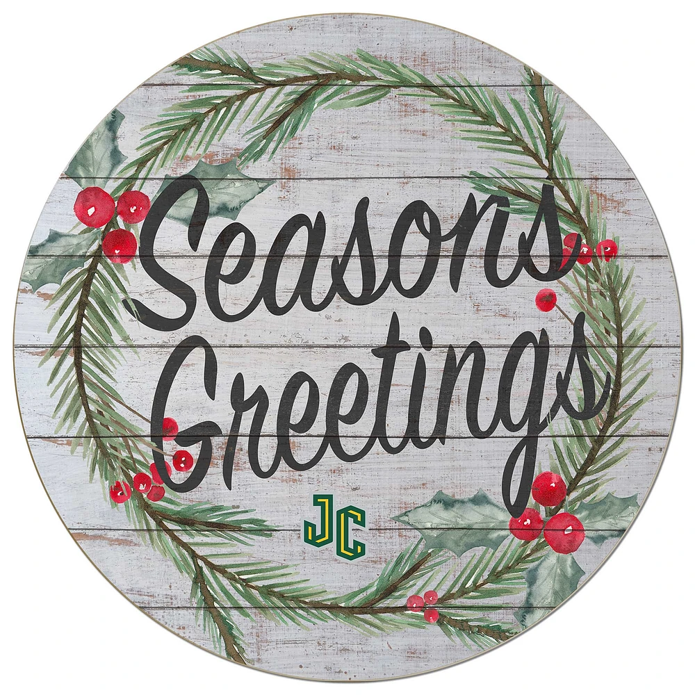 New Jersey City Gothic Knights 20'' x 20'' Season's Greetings Circle