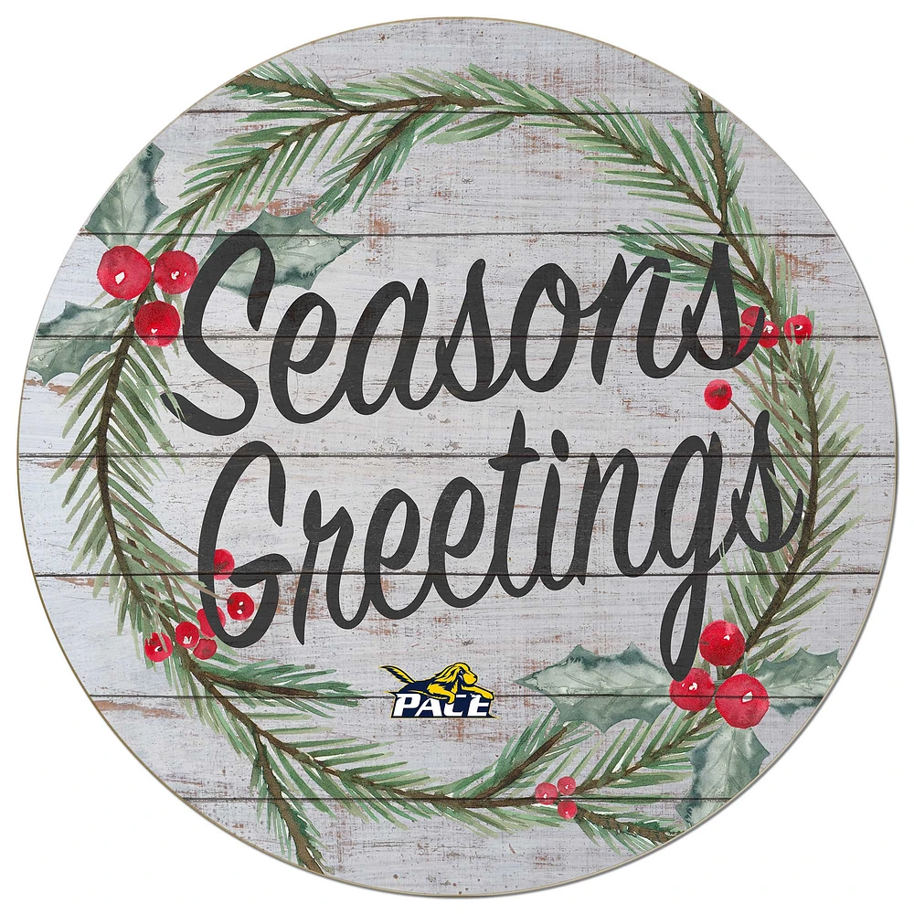 Pace University Setters 20'' x 20'' Season's Greetings Circle
