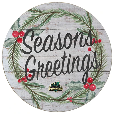 Point Park Pioneers 20'' x 20'' Season's Greetings Circle
