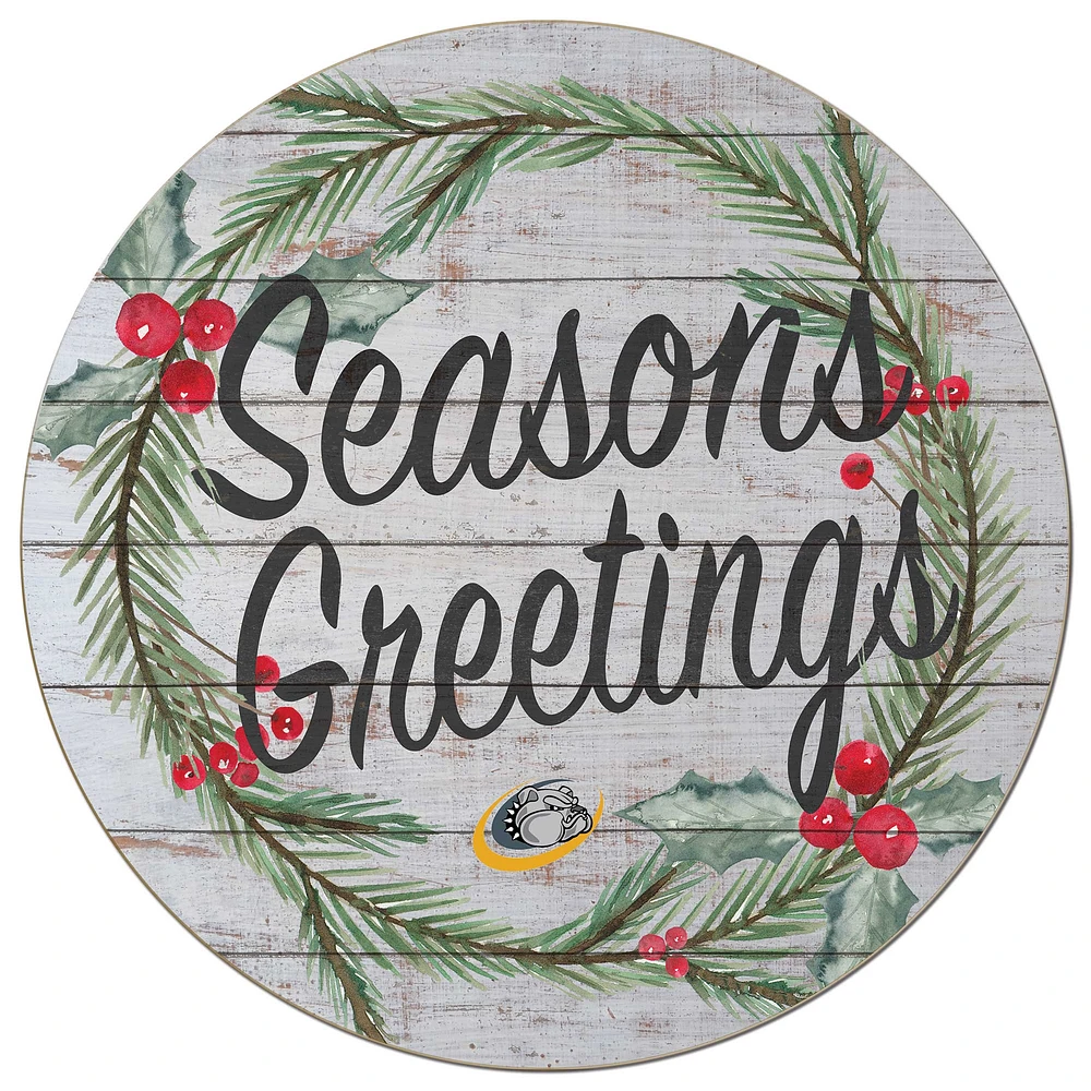 Richard J Daley College Bulldogs 20'' x 20'' Season's Greetings Circle