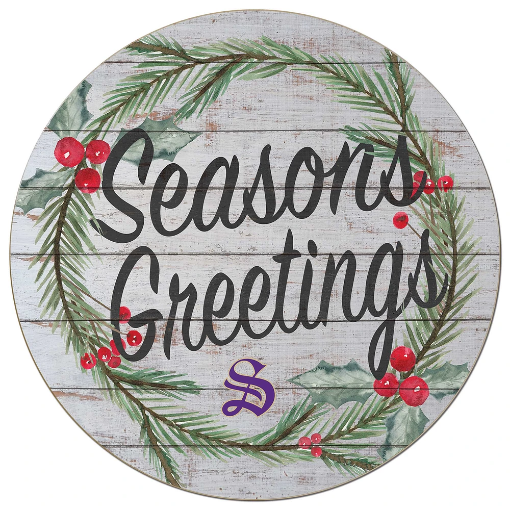 Sewanee Tigers 20'' x 20'' Season's Greetings Circle
