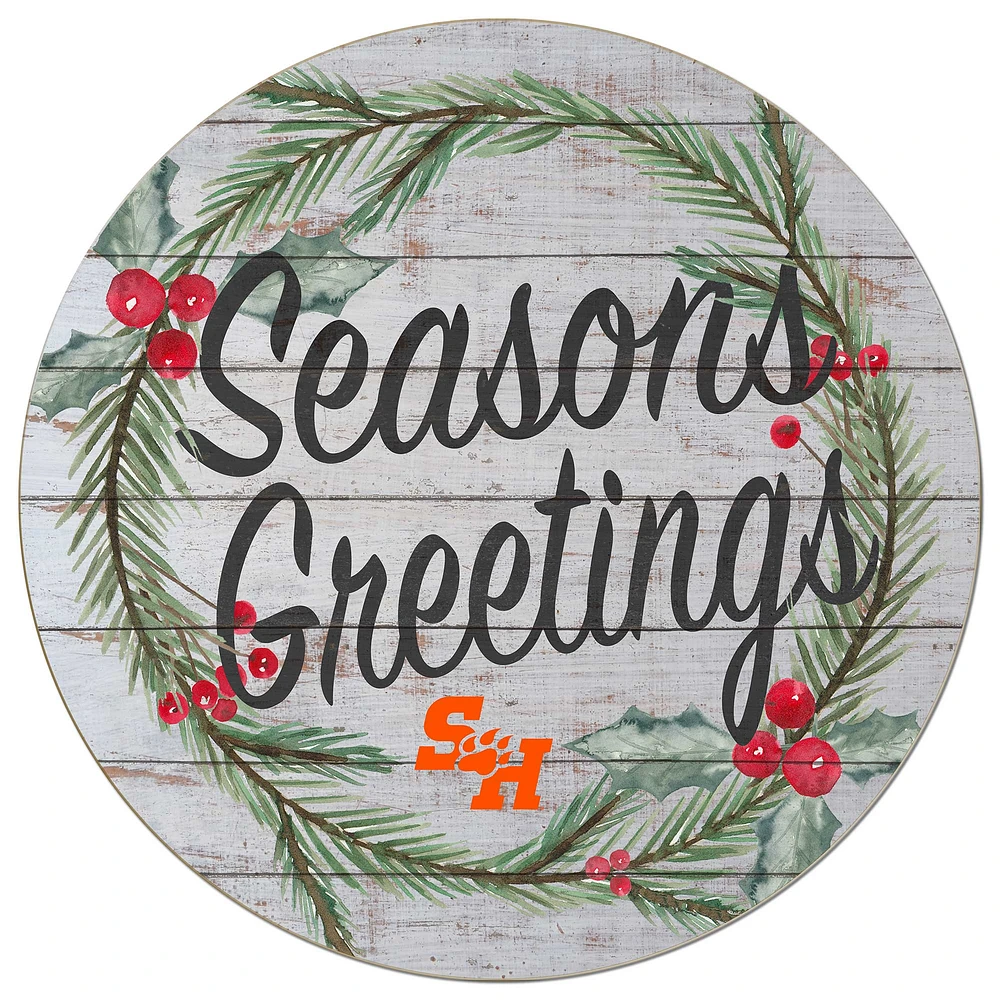 Sam Houston State Bearkats 20'' x 20'' Season's Greetings Circle