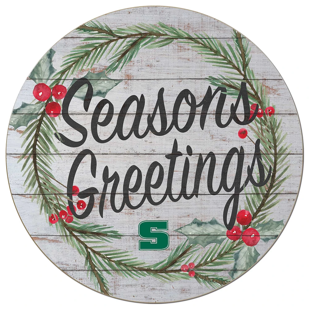 Slippery Rock Pride 20'' x 20'' Season's Greetings Circle