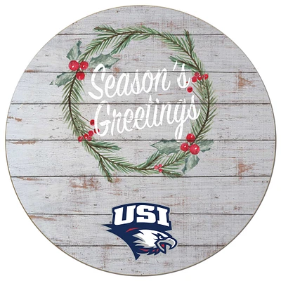 Southern Indiana Screaming Eagles 20'' x 20'' Season's Greetings Circle