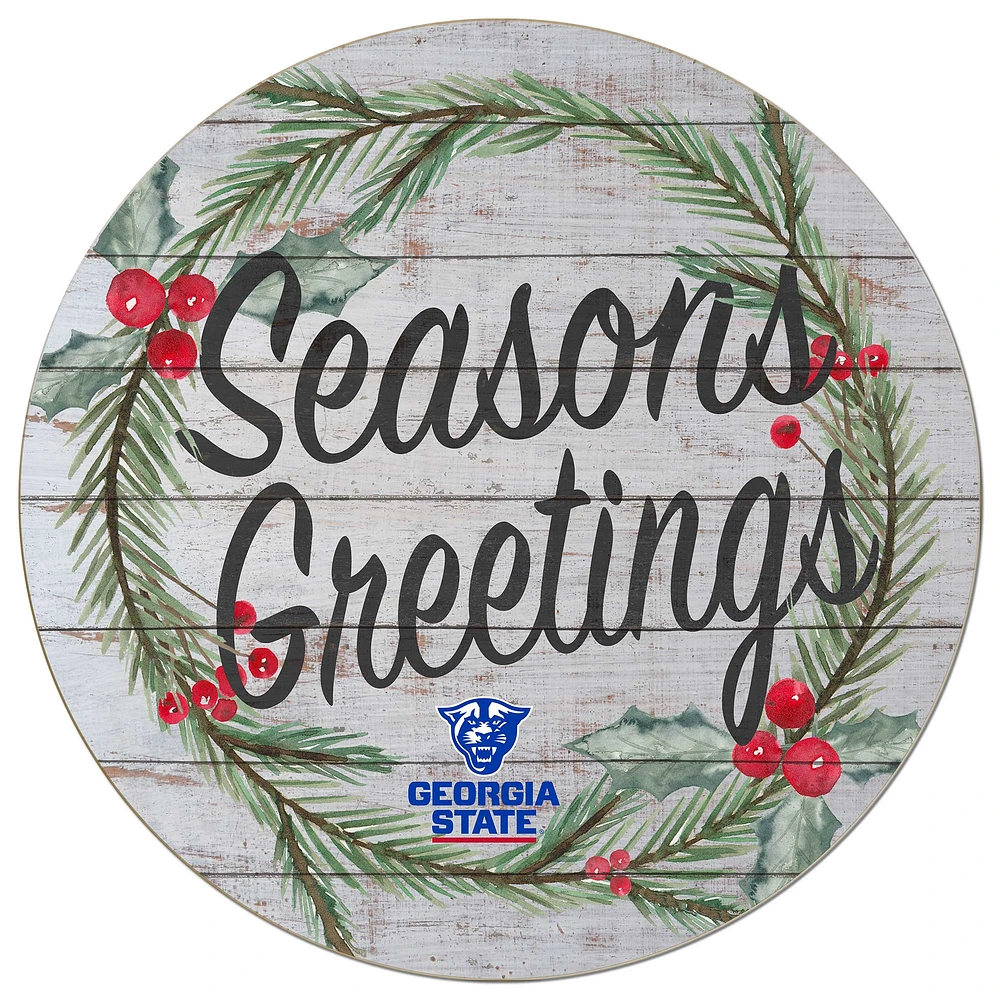 Georgia State Panthers 20'' x 20'' Season's Greetings Circle